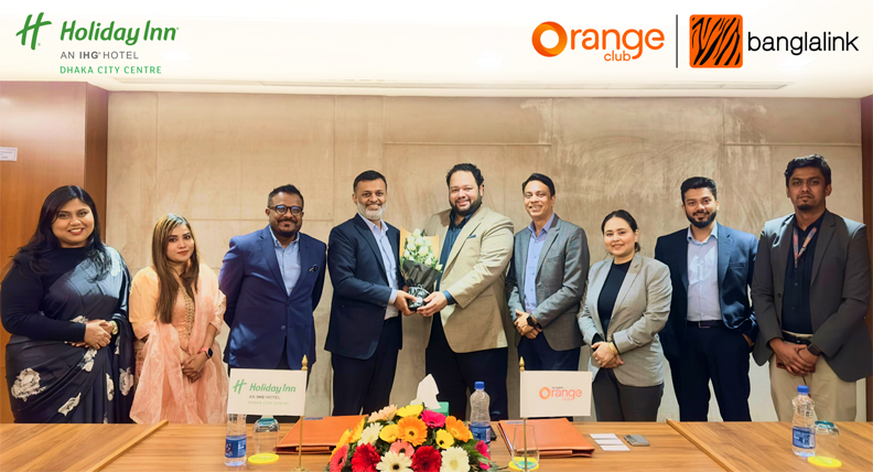 বাংলালিংকের অরেঞ্জ ক্লাব সদস্যদের জন্য হলিডে ইন ঢাকায় বিশেষ ছাড়